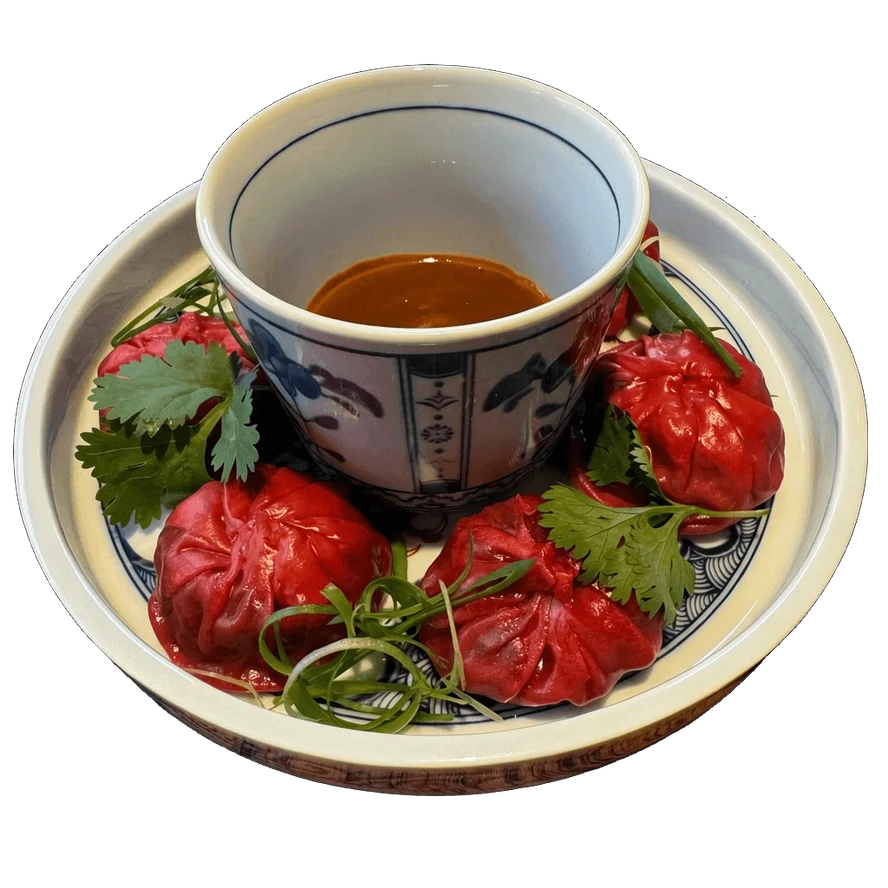 Томлёная говядина с арахисовым соусом